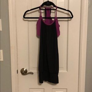 Lululemon tank with built in bra